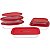 Conjunto de Assadeiras de Vidro Marinex 6 Peças Vermelho - Imagem 2