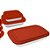 Conjunto de Assadeiras Grandes Retangular Quadrada 3 Peças com Tampa Marinex Vermelho - Imagem 1