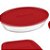 Conjunto de Assadeiras Grandes Ovais 3 Peças Tampa Marinex Vermelho - Imagem 4
