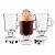 Conjunto de Taças Xicara de Vidro para Café Cappuccino Irish Cofee 3 Peças 125ml - Imagem 1