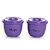 Conjunto 2 Potes Porta Café e Açúcar Lilás - Imagem 3
