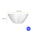 Kit 2 Tigelas Saladeira Branca Nadir Opaline 2,3L Grande - Imagem 4