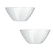 Kit 2 Tigelas Saladeira Branca Nadir Opaline 2,3L Grande - Imagem 3