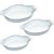 Conjunto de Assadeiras de Vidro Marinex - Opaline 3 Peças - Imagem 1