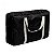 Bolsa Com Alça e Encaixe Para Mala de Viagem Preta 44cm Lyor - Imagem 3