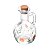 Garrafa Para Azeite Vidro Com Tampa Rolha Flora 180ml Lyor - Imagem 2