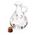 Garrafa Para Azeite De Vidro Com Tampa Rolha Flora 320ml Lyor - Imagem 2