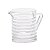 Jarra Leiteira de Vidro Com Alça Coleção Colméia 340ml Lyor - Imagem 3