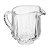 Kit 2 Leiteiras de Vidro Com Alça 200ml Diamante Lyor - Imagem 3