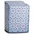 Capa para Máquina de Lavar Floral Azul 9,10,12 Kg - Imagem 1