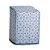 Capa para Máquina de Lavar Floral Azul 9,10,12 Kg - Imagem 2