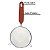 Kit 3 Peneiras Aço Inox com Cabo Vermelho Tam. 8 10 e 12cm - Imagem 4