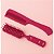 Kit Escova Para Cebelo + Pente Rosa Com Detalhes Coração - Imagem 1