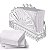 Kit Porta Guardanapos Vidro L'H  + Mantegueira Pérola 14cm - Imagem 2