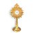 Kit 2 Mini Ostensorio Santissimo JHS Eucaristia Para Casa M2 - Imagem 3