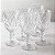Kit 6 Taças de Vidro Para Água Vinho Suco Diamond 315ml C998 - Imagem 1
