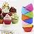 Kit 6 Formas de Cupcake Bolo Muffin Redondas Silicone Mini C22019 - Imagem 3