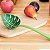 Kit 2 Escumadeiras Utensílio Pegador de Massas Folha Verde - Imagem 4