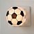Luminaria De Parede Sem Fio Bola De Futebol Copa Bivolt LED Branco frio - Imagem 4