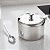 Açucareiro com Colher Aço Inox Redondo Para Cozinha Restaurantes AX200 - Imagem 3