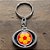 Kit 2 Chaveiro Bola de Futebol Giratório de Metal Resistente - Imagem 3