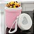 Pote Termico Multiuso Bambu com Alça Silicone Rosa 300ml - Imagem 1