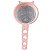 Peneira Multiuso de Plástico Cabo Detalhe Coração Rosa G 15cm - Imagem 3