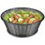Saladeira Fruteira Redonda Acrílico Resistente Estilo Trança Premium - Imagem 1