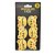 Kit 6 Prendedor Pegador Fecha Saco Gatinhos Amarelo 527K - Imagem 2