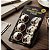 Kit 6 Prendedor Pegador Fecha Saco Cachorro Dog Marrom 529K - Imagem 1