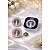 Kit 6 Broche Redondo Nossa Senhora Aparecida Com Pedras + Caixinha - Imagem 3