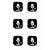 Kit 6 Broche Botton de Metal Eucaristia Santa Ceia JHS + Caixinha - Imagem 2