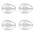CASCA DE OVO DE PÁSCOA ACRÍLICA C/ 4 OVOS G 350G BLUE STAR - Imagem 2