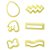 Kit Cortadores de Páscoa Ovos Decorados c/ 6 pcs - Blue Star - Imagem 1