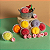 Kit Carimbos Frutas Para Doces E Brigadeiros Rosa Blue Star - Imagem 1