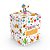 CAIXA JUNINA POP UP 10x10x12cm "VEM PRO ARRAIÁ" C 4403 PCT C/ 10 UN - Imagem 1