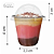 25un Mini Copinhos com Tampa Bolha Transparente 25ml Flip - Imagem 3
