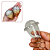 25un Mini Copinhos com Tampa Bolha Transparente 25ml Flip - Imagem 2