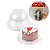 10 Embalagem Mini Cake Box Redonda Transparente Doces Mini Donut Pão De Mel Lembrancinha Festa Flip - Imagem 5