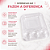 5 Embalagem Flip Fiesta Baby Transparente Fatia Doces Brigadeiros Bolo Aniversário Bolo Festa - Imagem 2