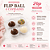 EMBALAGEM FLIP BALL 04 CAVIDADES TRANSPARENTE PCT C/ 05UN - Imagem 2