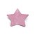 BANDEJA DECORATIVA ESTRELA ROSA 24x24x1 C/1 UN - CROMUS - Imagem 1