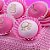 Kit 6 Carimbos Femininos Barbie Rosa Bebê 2cm Blue Star - Imagem 5