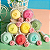 Kit Carimbos Jardim Encantado Rosa Para Doces Blue Star - Imagem 1