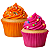 Forminha Greasepel Cupcake N.0 45un Mini Bolos Mago - Imagem 2