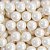 CONFEITO SUGAR BEADS PEROLIZADO BRANCO 10mm 100g - CROMUS - Imagem 1