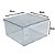 CAIXA C/ 10 UN CAKE BOX QUADRADA 15x15x8CM 1,500ML BLUE STAR - Imagem 2