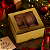10 Caixas Laminada Com Visor Para 4 Doces Ouro Embalagem 8x8x4cm Presente Brigadeiros Natal Encomendas C4668 Ideia - Imagem 5
