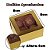 10 Caixas Laminada Com Visor Para 4 Doces Ouro Embalagem 8x8x4cm Presente Brigadeiros Natal Encomendas C4668 Ideia - Imagem 3
