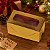 10 Caixas Laminadas Com Visor Para 2 Doces Ouro 8x4x4cm Brigadeiros Encomendas Presentes Natal C4667 Ideia - Imagem 2